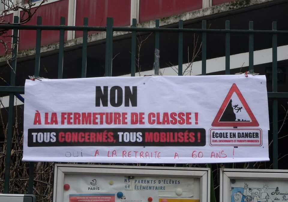 172 classes supprimées à la rentrée 2026 : la casse scolaire continue à paris